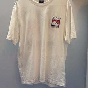 NWT - PS Paul Smith -- Ecru 'Phoenix Mountain' Print T-Shirt, Large. *Price Firm